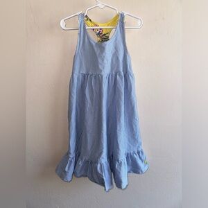Girls Size 7yrs Blue striped dress by Joules ❤️